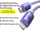Кабель Baseus Crystal Shine Series Fast Charging Data Cable Type-C to iP 20W 1.2m CAJY000205 Purple - изображение 2