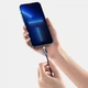 Кабель Baseus Crystal Shine Series Fast Charging Data Cable Type-C to iP 20W 1.2m CAJY000201 Black - изображение 4