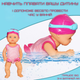 Плавающая Кукла Интерактивная Для Ванной Шарнирные Ножки Swimming Doll Девочка Плавчиха 33 см - изображение 3