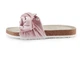 Шльопанці Pretty You London Velvet Bow 38 Pink (5060526412188) - зображення 1