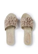 Шльопанці Pretty You London Tassle 39 Nude (5060526412003) - зображення 3