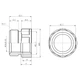 Муфта обжимная SD Forte 20х1/2" В SF171W2015 - изображение 2