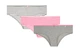 Набір жіночих трусиків Pretty Polly Alice ES005C(3 шт) м’яка бавовняна білизна щоденний комфорт L Pink Feeder Stripe (5053014447403) - изображение 1