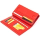 Универсальный женский стильный кошелек-клатч ST Leather Wallet&nbsp;19372 Красный - изображение 4