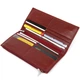Стильный женский кошелек ST Leather Wallet&nbsp;19380 натуральная кожа Темно-Красный - изображение 4