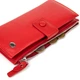 Яркий женский стильный кошелек-клатч ST Leather Wallet&nbsp;19374 Красный - изображение 4