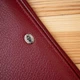 Стильный женский кошелек ST Leather Wallet&nbsp;19380 натуральная кожа Темно-Красный - изображение 8