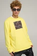 Світшот чоловічий OVERSIZE /no flis/ S Жовтий (BSMSY30069) - изображение 1