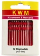 Голки. Набір голок 12 шт KWM металік PM1-10812 - зображення 2
