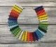 Колье из чешского бисера HatynkaUA Rainbow Necklace ручной работы "Радуга" (SUN999_01) - изображение 1