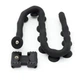 Держатель для телефона гибкий Cute Worm Lazy Holder 7304 с присосками черный - изображение 2