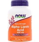 Альфа-ліпоєва кислота NOW Foods ALA 600 mg 120 Veg Caps - зображення 1