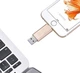 Флешка USB lightning MFI Hoco UD2 16GB для iPhone Gold USB 3.0 - изображение 4