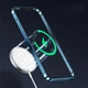 Зарядное беспроводное Qi XO magnetic wireless charger CX004 white - изображение 3