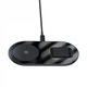 Зарядка Qi BASEUS WXJK-CA02 Simple 2in1 Wireless Charger Pro Edition For Phones+Pod |15W| WXJK-CA02 black - изображение 3