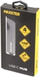 Концентратор USB-хаб Maxxter HU3C-4P-01 Dark Grey (HU3C-4P-02) - изображение 3