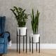 Комплект подставок под цветочные вазоны Британские Adore Decor черный (без горшков/комплект из 2-х штук/металл) (BRbK) - изображение 3