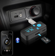 Автомобильный аудио-адаптер AUX Buetooth Wireless Receiver X6 +EDR модулятор Черный - изображение 7