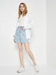Шорты джинсовые Stradivarius 1364/845/700 40 Голубые (SZ01364845700402) - изображение 3