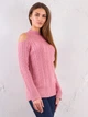 Свитер с открытыми плечами Society 8 EA05381 XL (44984XL) Розовый - изображение 3