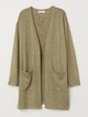Кардиган H&M 0619962 134 cm (73349134cm) Хакі - зображення 2