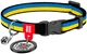 Ошейник для котов нейлоновый Collar WAUCAT c QR паспортом Colors of freedom пластиковый фастекс XS 20 - 30 см (5210-4020Collar) - изображение 1