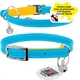 Ошейник для котов нейлоновый Collar WAUCAT c QR паспортом Colors of freedom пластиковый фастекс XS 20 - 30 см (5210-4020Collar) - изображение 5