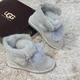 Уггі жіночі світлі короткі зимові замшеві сірі, 37, 1018517с, UGG - зображення 7