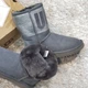 Женские зимние уги замшевые серые средние на овчине, 36, 1096472с, UGG - изображение 9