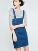 Комплект топ и джинсовый сарафан Vero Moda 317337504 L (90121L) - изображение 1