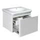 Тумба із умивальником DEVIT Fly NEW 64x51x50см підвісна біла 0020120W - зображення 4