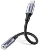 Переходник Ugreen US211 3.5 мм Female to Lightning Male Cable Braided with Aluminum Shell 10 см Black (90402004) - изображение 2