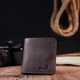 Портмоне шкіряне Shvigel leather-16601 Коричневе - зображення 6