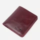 Портмоне шкіряне Shvigel leather-16609 Вишневе - зображення 1