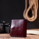 Портмоне шкіряне Shvigel leather-16609 Вишневе - зображення 7