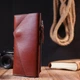 Портмоне кожаное Grande Pelle leather-11424 Коричневое - изображение 8