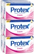 Упаковка туалетного твердого мыла Protex Cream Антибактериальное 90 г х 6 шт (8693495037327) - изображение 1