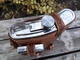 Набор туристический Bear XXL фляга 1892ml портсигар стакан 70ml перочинный нож в кожаном чехле ТD64 - изображение 5