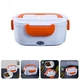 Електричний ланч-бокс контейнер Electronic Lunchbox YS 001 40 W з підігрівом термос для їжі помаранчевий - зображення 1