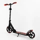 Двухколесный самокат Best Scooter складной, амортизатор, стоп сигнал. Black and red (105428) - изображение 7