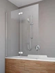 Штора для ванны Radaway Fuenta New PND 120x150 стекло прозрачное левая (208212-01L) - изображение 1