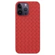 Плетений чохол для iPhone 14 Pro Max Weaving Full Case Червоний - зображення 1