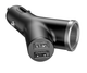 Адаптер автомобильный BASEUS dual USB+cigarette lighter extended car charger 2USB 3.4A 40W Bl - изображение 4