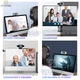 Веб камера 2560х1440 PC-camera B10 Ultra HD 2K Чёрная для компьютера ноутбука обучения крепление на штатив - изображение 3
