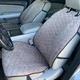 Накидки на сидіння з алькантари Lux ПАЙКА, Подовжений ромб капучино. Преміум+. Передній комплект - изображение 4