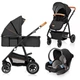 Универсальная коляска 3 в 1 Lionelo AMBER GREY GRAPHITE - изображение 1