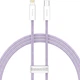 Кабель BASEUS Dynamic Series Fast Charging Data Cable Type-C to iP 20W Purple 1м (CALD000005) - изображение 1
