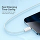 Кабель BASEUS Dynamic Series Fast Charging Data Cable USB to iP 2.4A Blue 2м (CALD000503) - изображение 3
