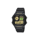 Мужские наручные часы Casio ILLUMINATOR AE-1200WH-1BVEF Черные\зеленый экран - изображение 1