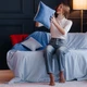 Плед-покрывало двухсторонний MinkyHome 100% плюш 160х180 см. Синий-Голубой - изображение 4